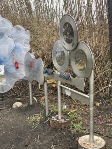 plane crash memorial site in clear lake