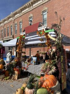 booth at a fall festival