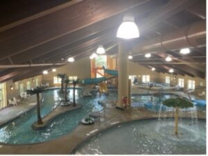 swimming pool at honey creek resort