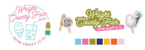 wright county fair brand identity